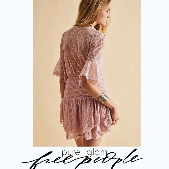 Free People lace mini dress - Picture 5 of 7